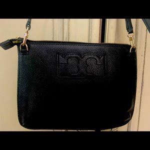 Tory Burch small pebble leather cross body purse